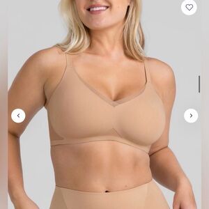 NWT Honeylove CrossOver Bra XL Nude